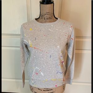 New Ralph Lauren paint splatter sweat shirt